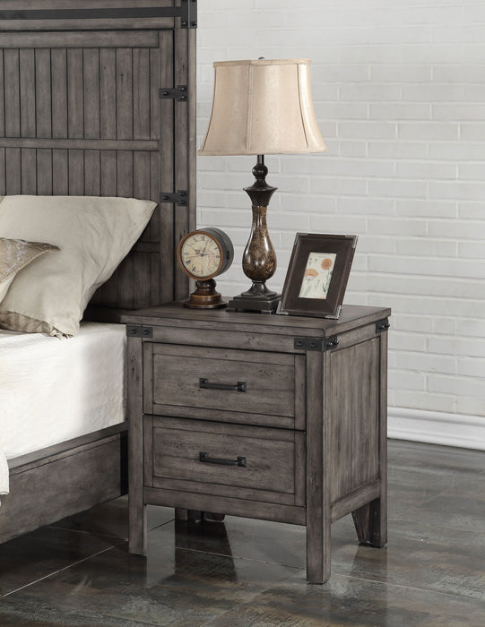 Storehouse - Nightstand - Smoked Gray