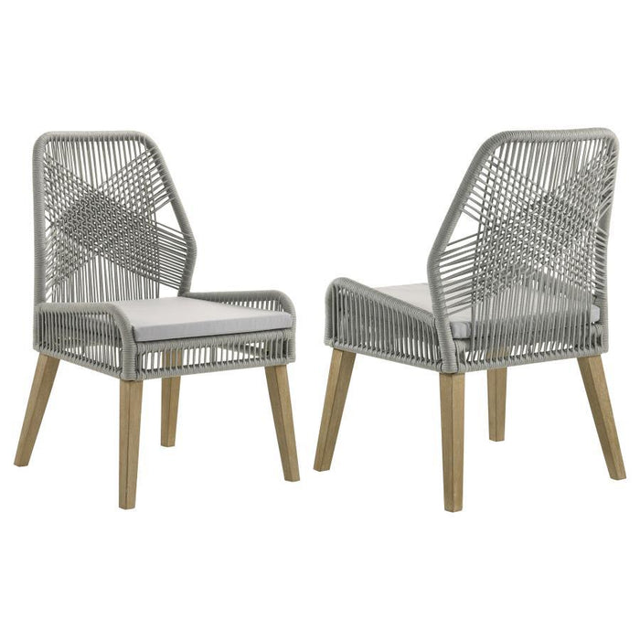 Nakia - Woven Rope Dining Side Chairs (Set of 2)