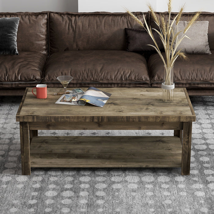 Joshua Creek - Coffee Table - Barnwood