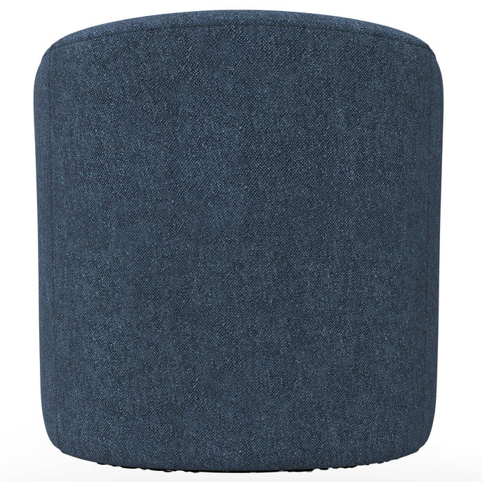 Oliver - Swivel Accent Chair - Textured Navy