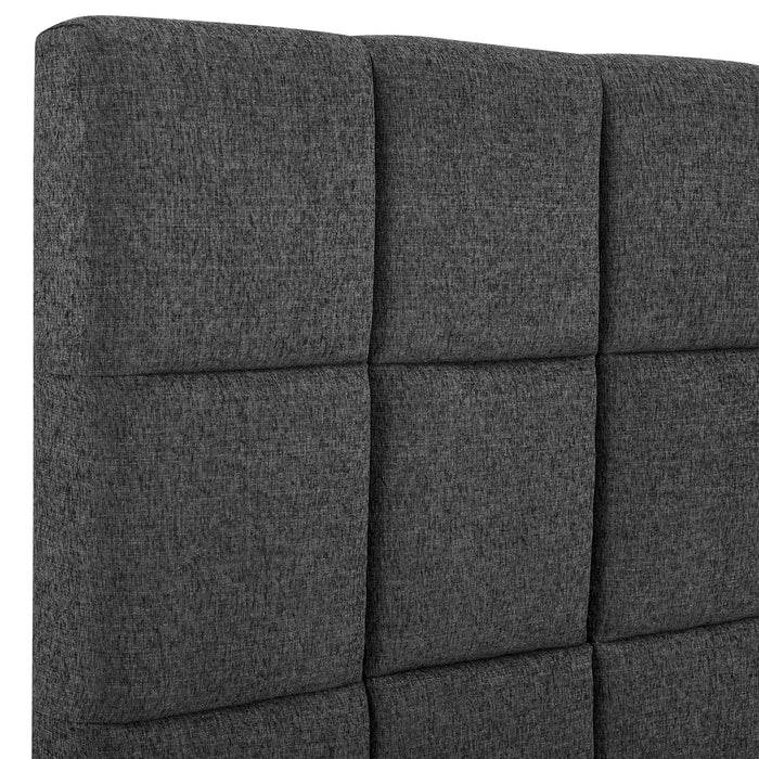 Bridger - Upholstered Squares Panel Bed