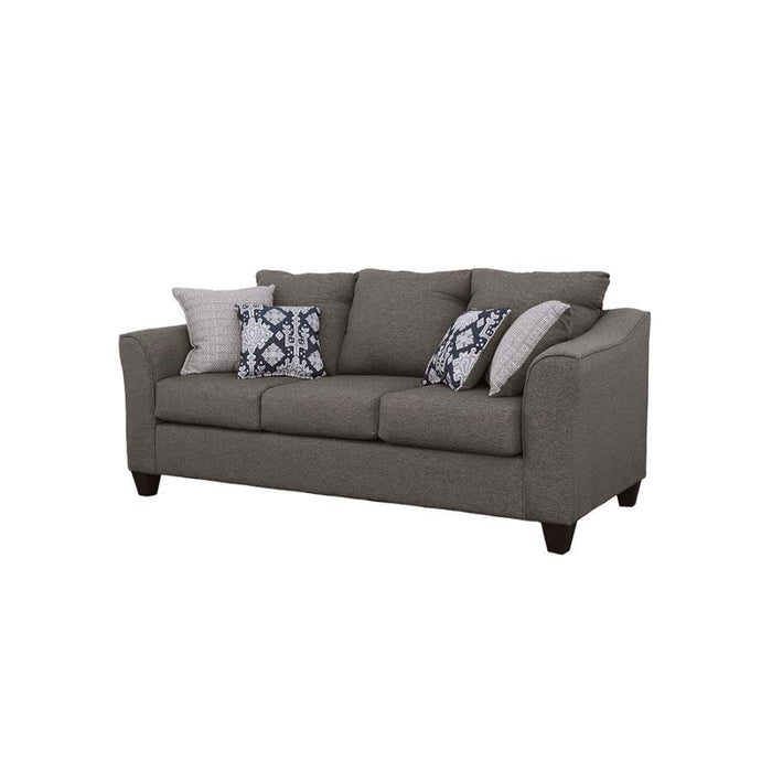 Salizar - Flared Arm Sofa - Gray