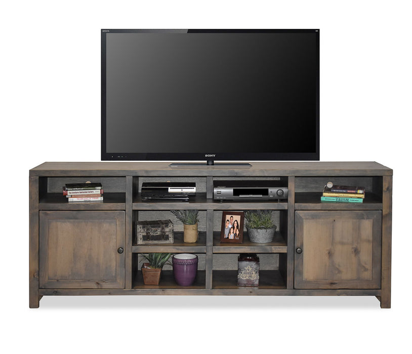 Joshua Creek - 84" TV Stand - Barnwood