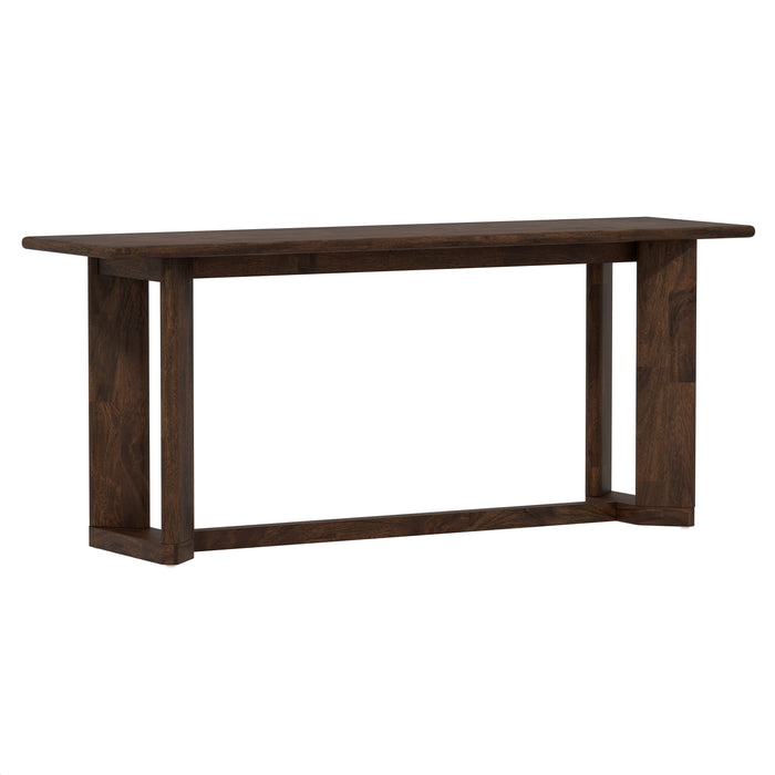 Ronan - Gathering Height Bench - Rich Brown