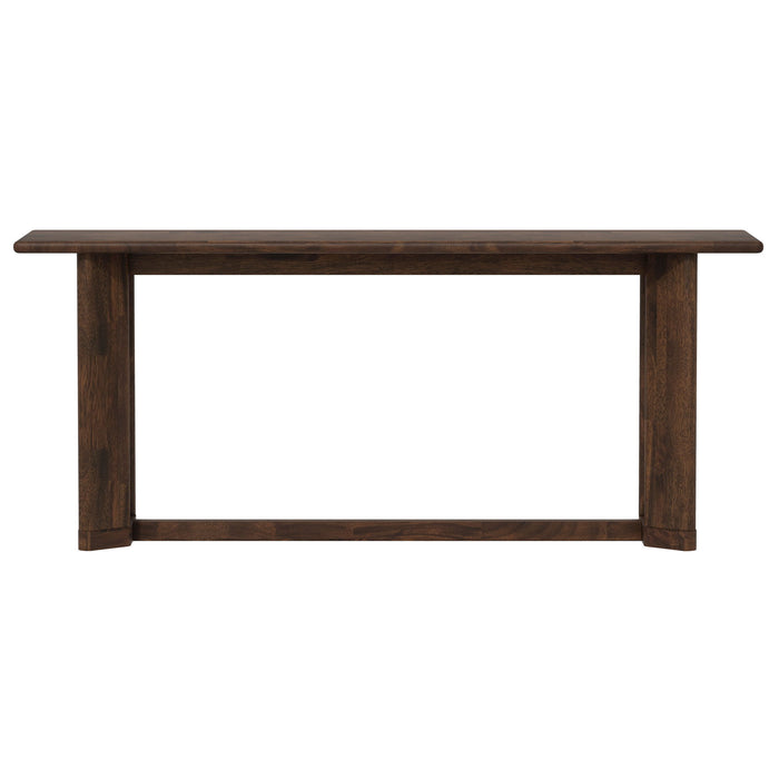 Ronan - Gathering Height Bench - Rich Brown