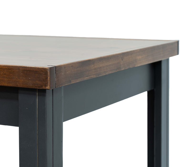 Essex - Side Table - Black / Whiskey