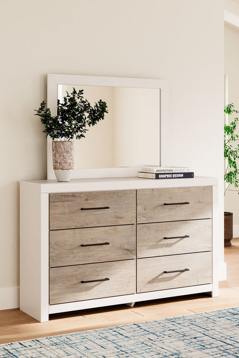 Charbitt - Two-tone - Dresser And Mirror