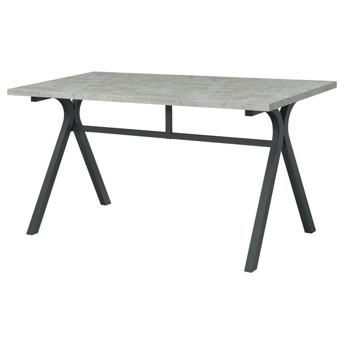 Tatum - Engineered Wood Top Writing Desk - Cement