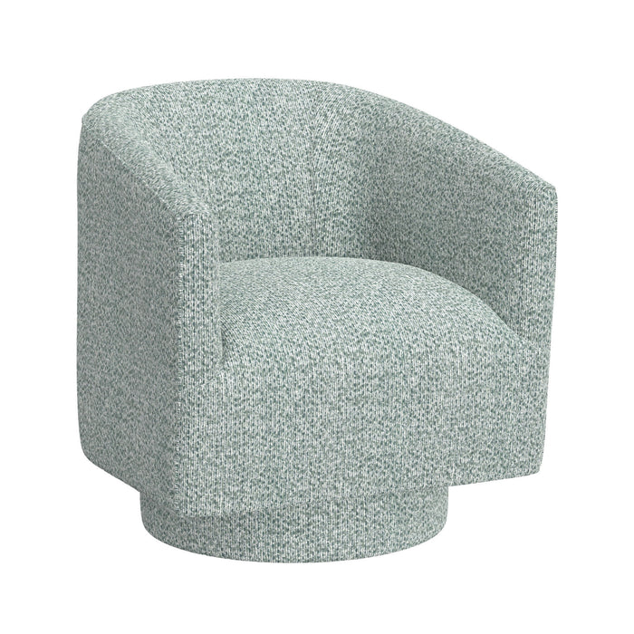 Brylee - Swivel Accent Chair - Baikal Blues