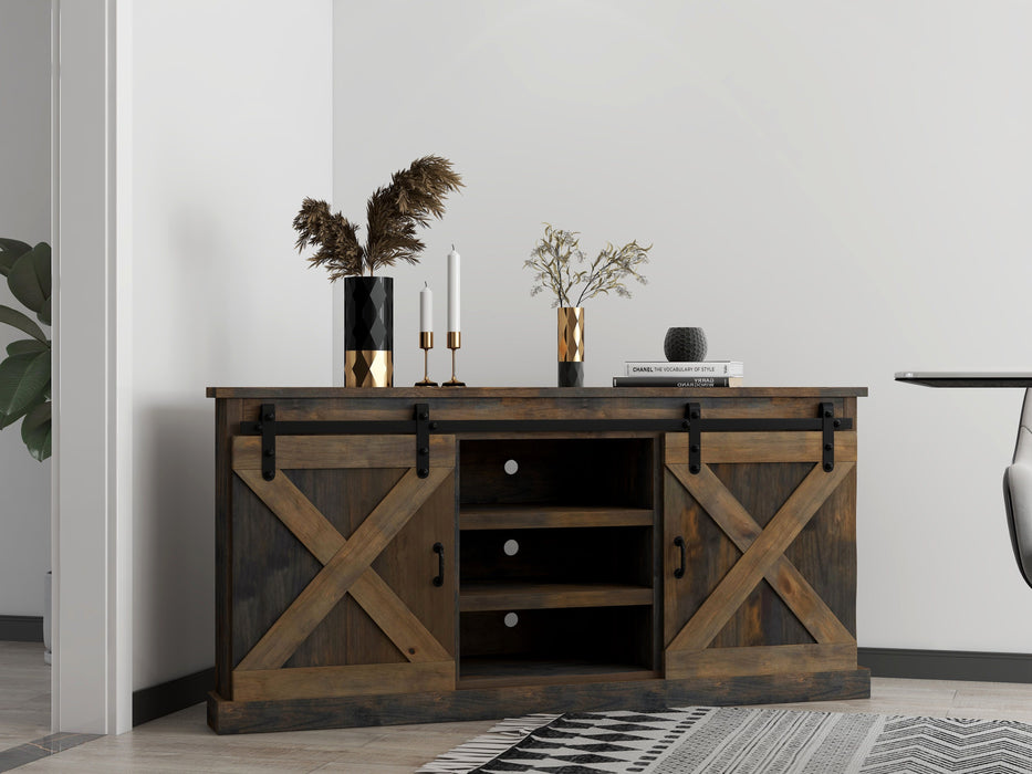 Farmhouse - Corner TV Console