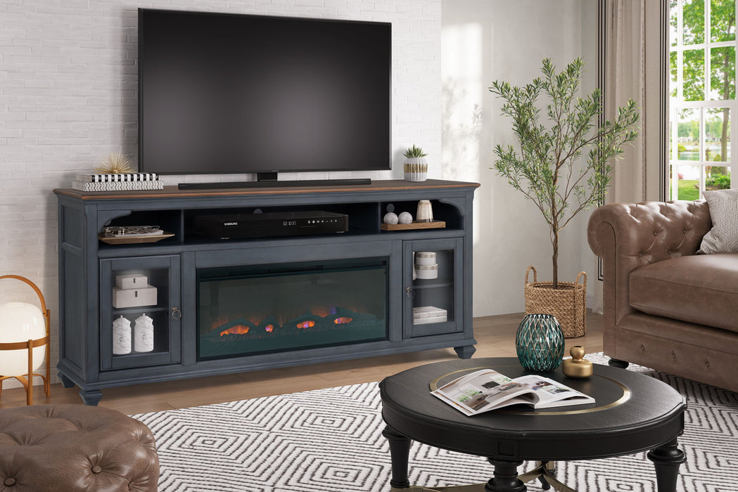 Americana - Fireplace TV Stand