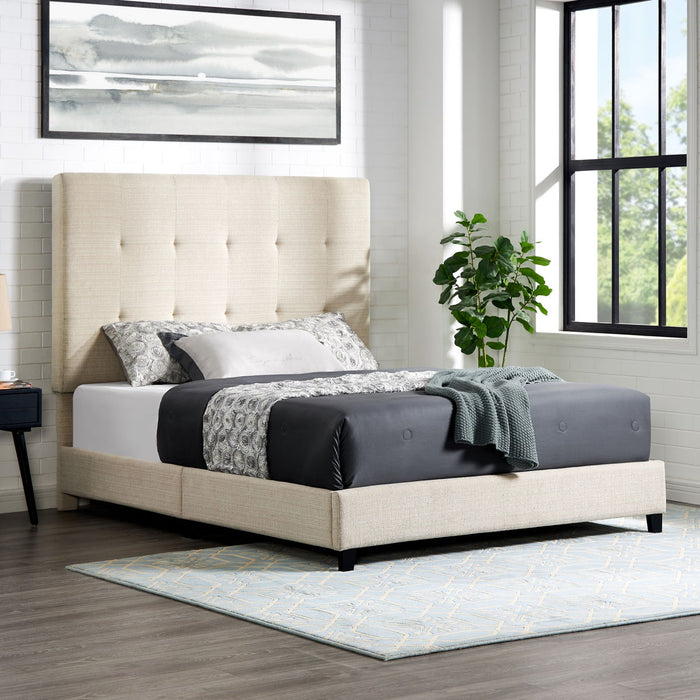 Bridger - Upholstered Tufted Panel Bed