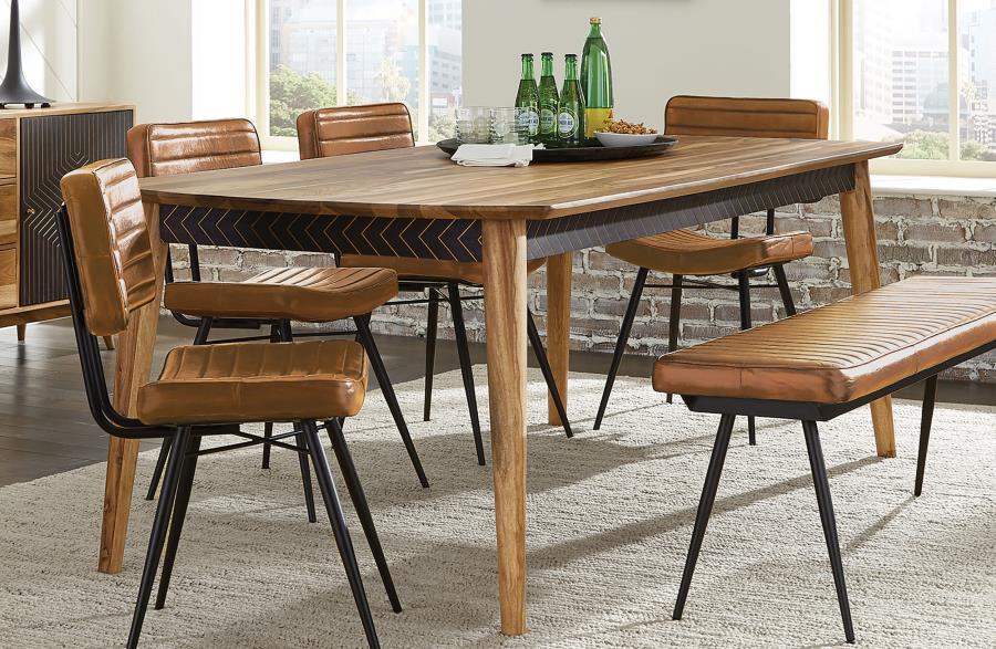 Partridge - Wooden Dining Table - Natural Sheesham