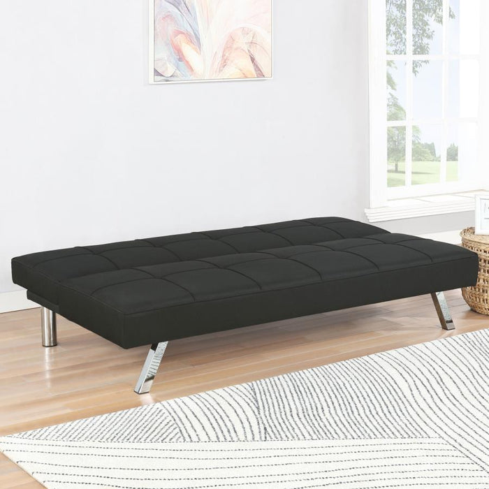 Joel - Upholstered Tufted Convertible Sofa Bed