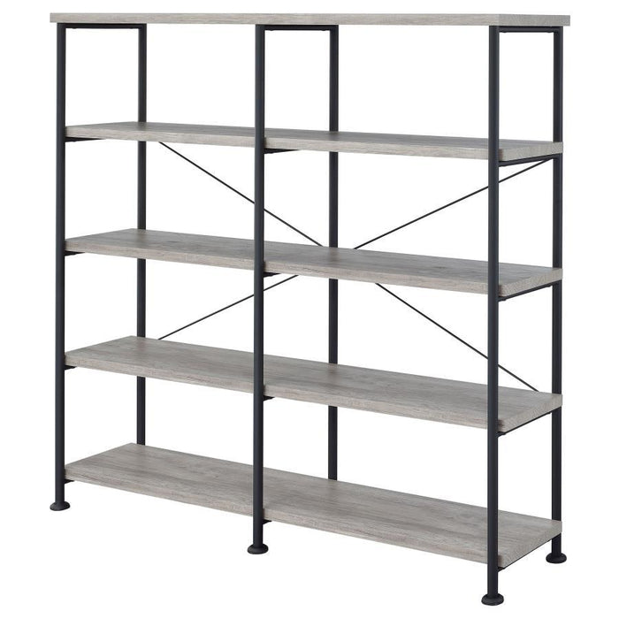 Analiese - 4-Shelf Double Bookshelf