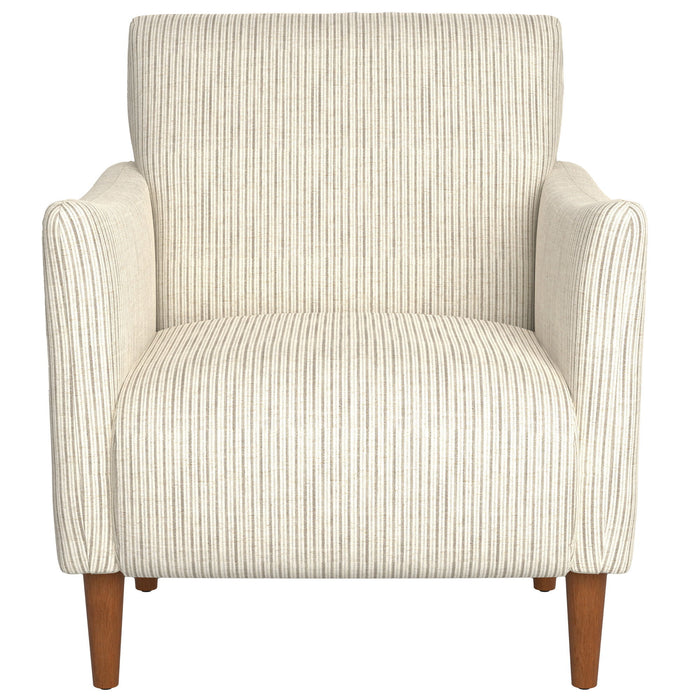 Letty - Accent Chair - Ash Stripe