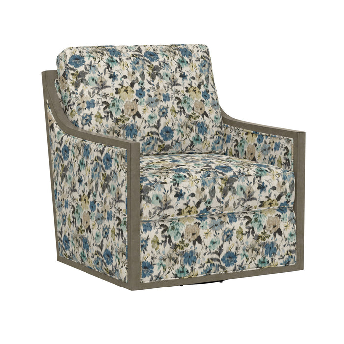 Cecily - Swivel Chair - Blue Meadow