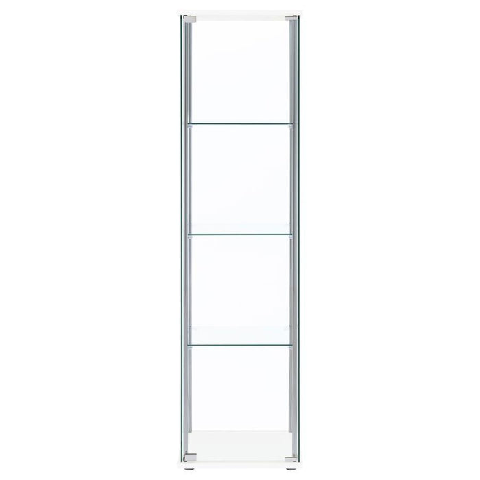 Bellatrix - 4-Shelf Clear Glass Curio Cabinet