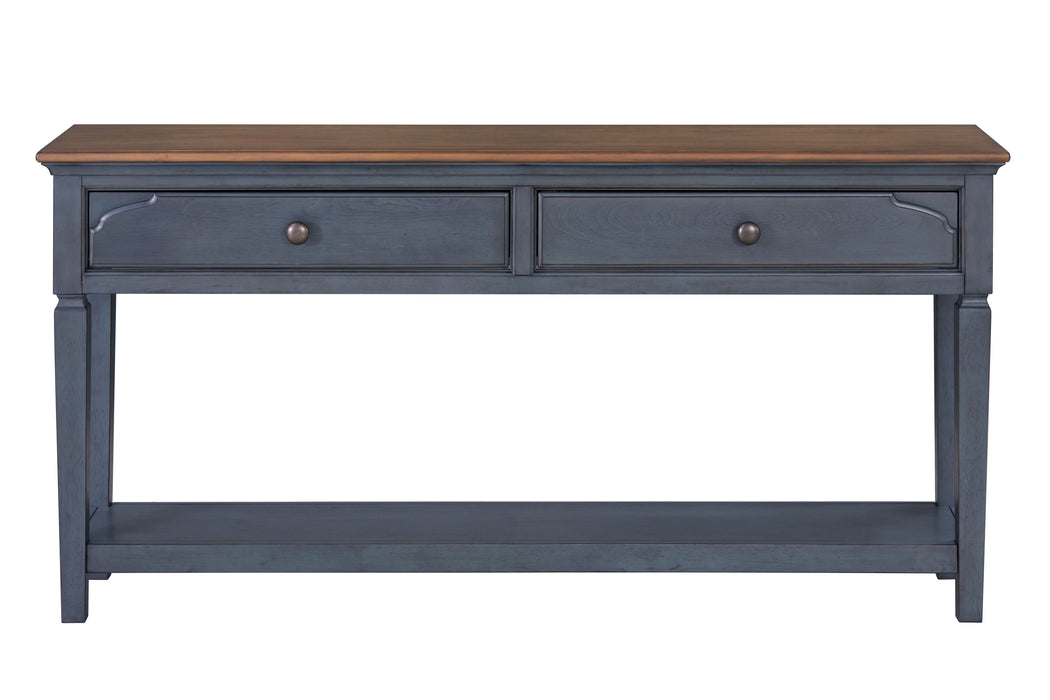 Americana - Sofa Table - Corduroy Blue