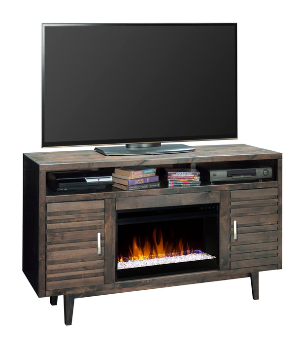 Avondale - 61" Electric Fireplace TV Console - Charcoal-Brown