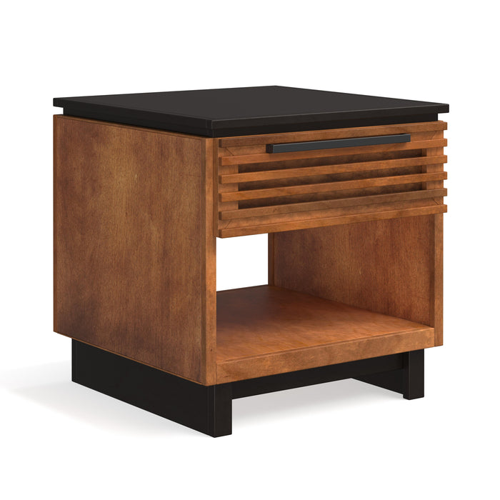 Graceland - Side Table - Black / Bourbon