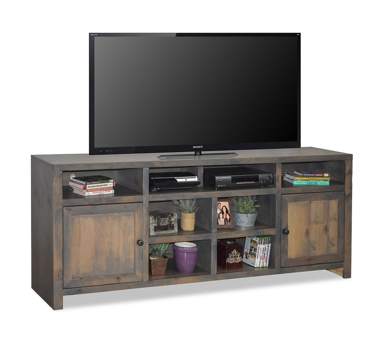 Joshua Creek - 84" TV Stand - Barnwood