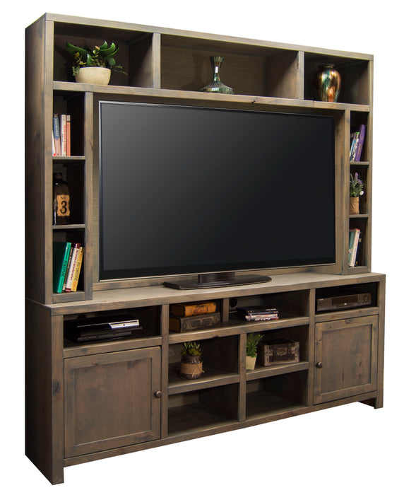 Joshua Creek - 84" TV Stand - Barnwood