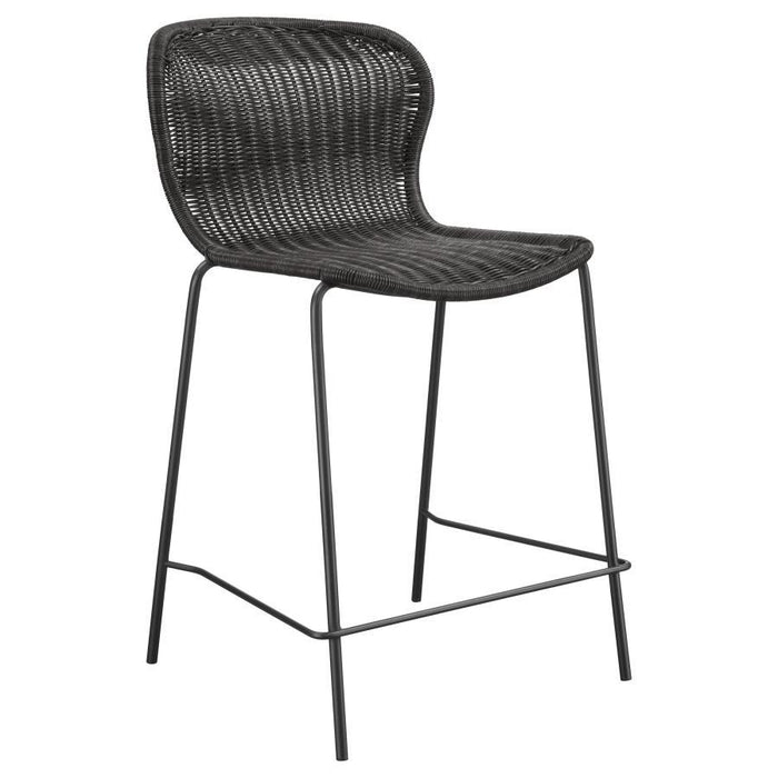 Mckinley - Faux Rattan Metal Chair (Set of 2)