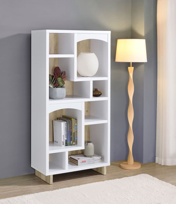 Dalton - 6 Shelf Bookcase - Distressed White