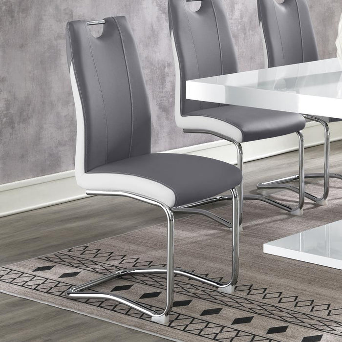 Brooklyn - Upholstered Dining Side Chair (Set of 4) - Gray